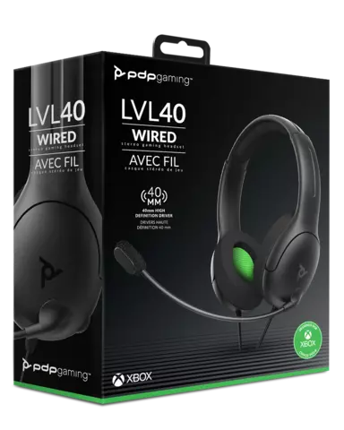 Comprar Auriculares Gaming LVL40 con cable Negro - Xbox One, Xbox Series, Auriculares