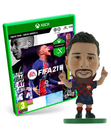 Comprar FIFA 21 + Figura Lionel Messi SoccerStarz Xbox One Pack Messi