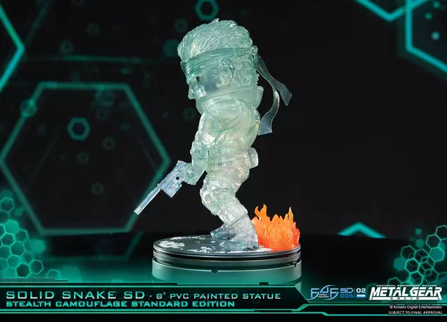 Comprar Figura Solid Snake Metal Gear Solid Stealth Camouflage 20cm Figuras de Videojuegos Estándar screen 3