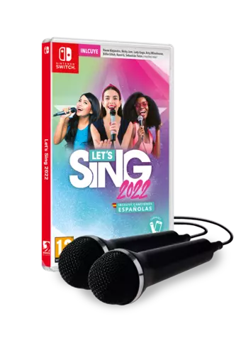 Let´s Sing 2022 (Incluye Canciones Españolas) + 2 Micrófonos
