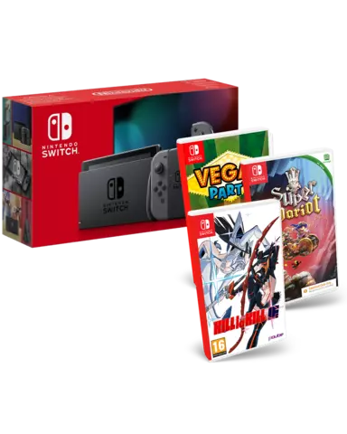 Comprar Nintendo Switch JoyCon Gris Pack Juegos A Switch Pack Switch Gris