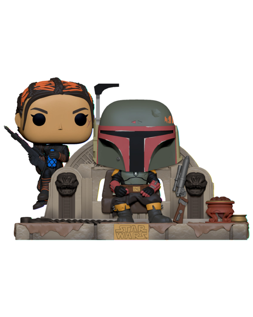 Funko Pop! Moment - Star Wars - Boba Fett y Fennec en el trono