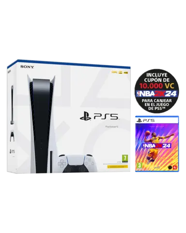 Comprar Consola PS5 Chasis C + NBA 2K24 + Voucher 10.000VC PS5 Pack NBA 2K24