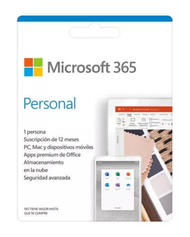 Comprar Microsoft 365 Personal 1 Año Microsoft PC