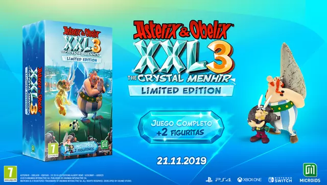 Comprar Asterix y Obelix XXL 3: El Menhir de Cristal Edición Limitada Xbox One Limitada