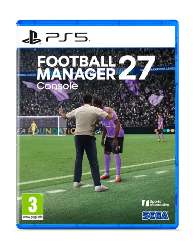 Carátula de Football Manager 27 para PS5 (edición PAL España)