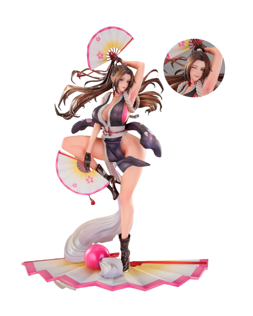 Figura mai shiranui the king of fighters shiranui x paint artist ma-man 1/6 magi arts