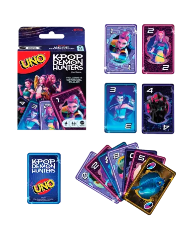 Juego de Cartas UNO K-POP Demon Hunters Mattel
