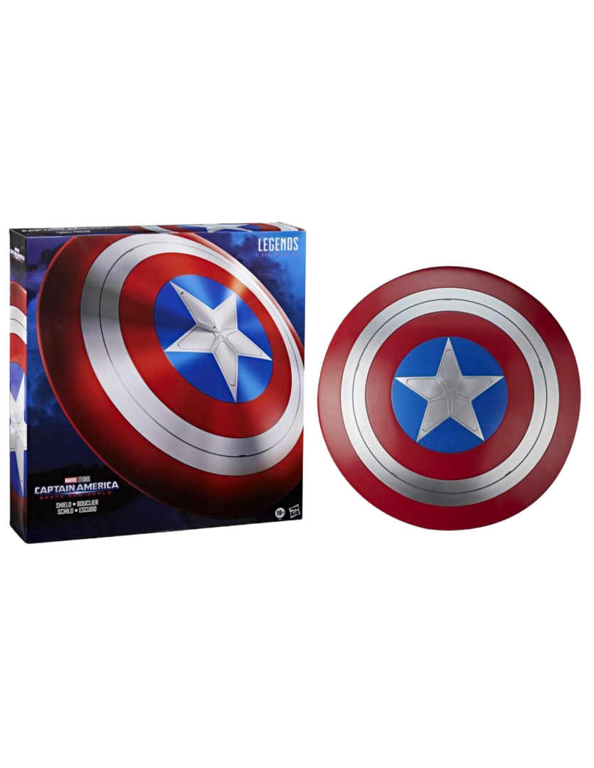 Réplica escudo captain america:brave new world marvel legends 1:1 60 cm