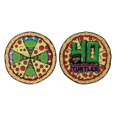 Moneda Teenage Mutant Ninja Turtles Edición Limitadad 40 Aniversario Fanattik