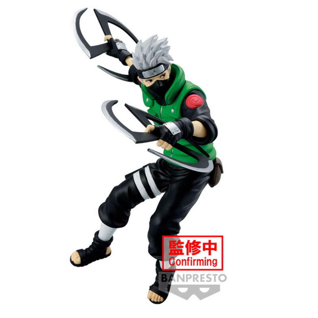 Banpresto Figura de Acción Kakashi Hatake - Naruto Narutop99, 13 cm, BP88946P Multicolor. Estatua Coleccionable, Figura Detallada y Regalo óptimo para Fans del Anime.