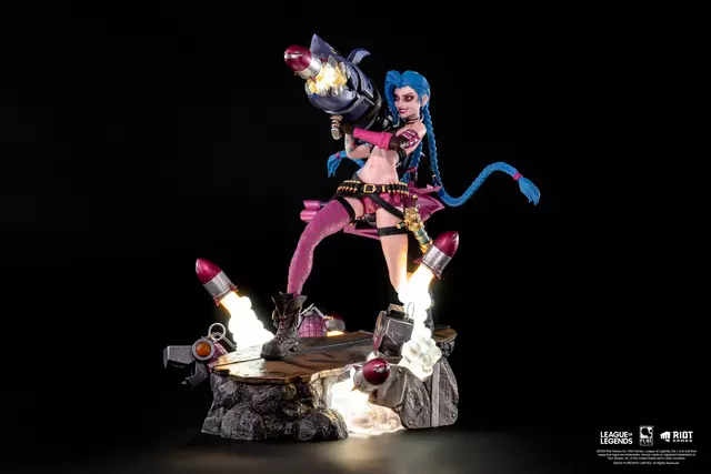 Reservar Figura Jinx Estatua Resina Escala 1/6 League of Legends 32 cm Estatuas