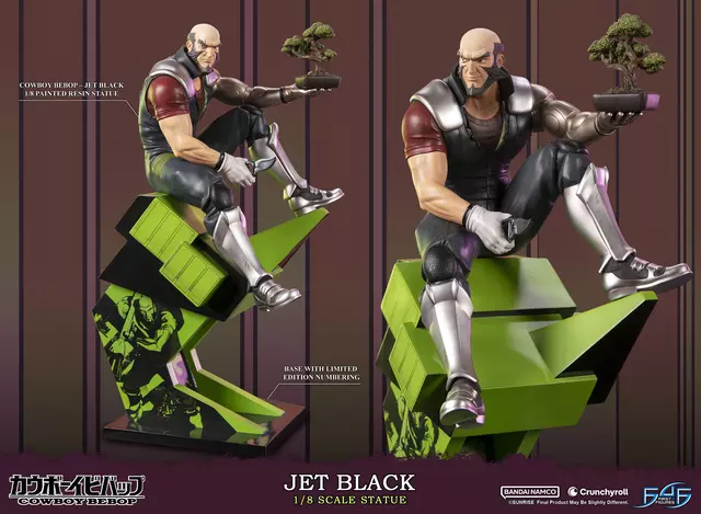 Reservar Estatua Resina Jet Black Cowboy Bebop Edición Estándar First 4 Figures Estatuas