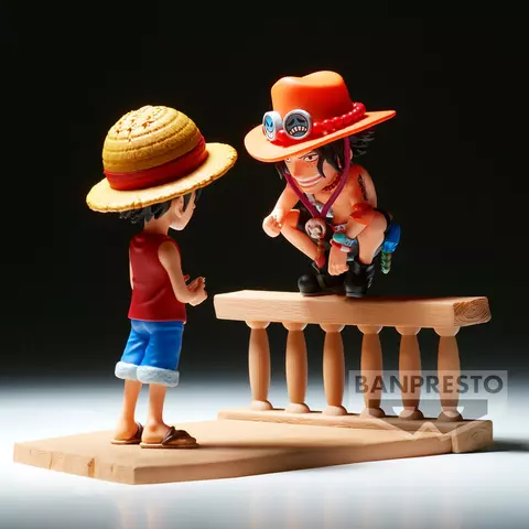Comprar Figura Monkey D Luffy & Portgas D Ace World Collectable Log Stories One Piece 8cm Figuras Estándar