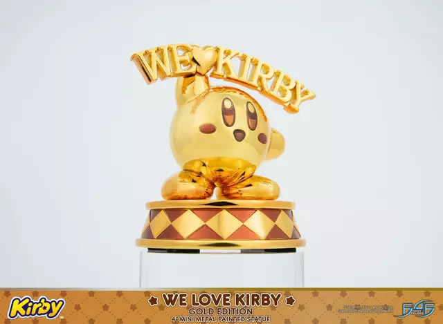 Reservar Figura Metálica Kirby We Love Kirby Edición Oro First 4 Figures Figuras