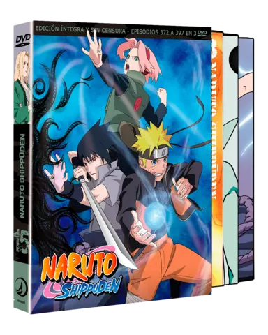 Naruto Shippuden Box 15 - Episodios 372 a 397 Edición DVD