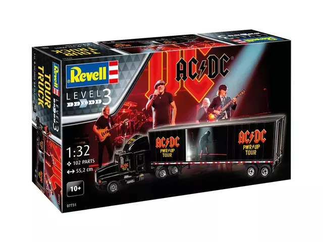 Reservar Model Kit AC/DC Camión y Trailer Tour Revell Réplicas