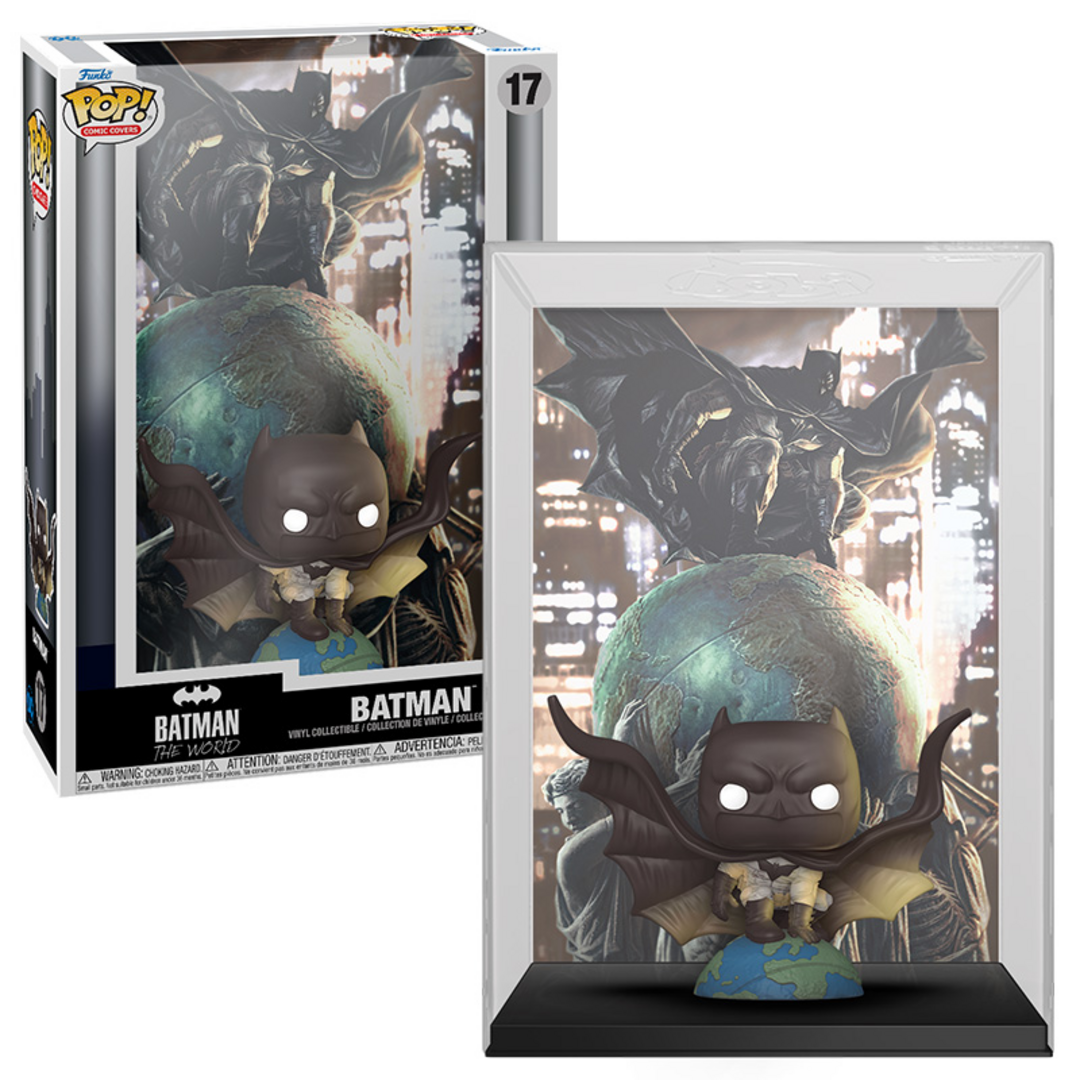 Funko Pop! Comic Cover: DC - Batman The World - DC Comics - Figura de Vinilo Coleccionable - Idea de Regalo- Mercancia Oficial - Juguetes para Niños y Adultos - Movies Fans