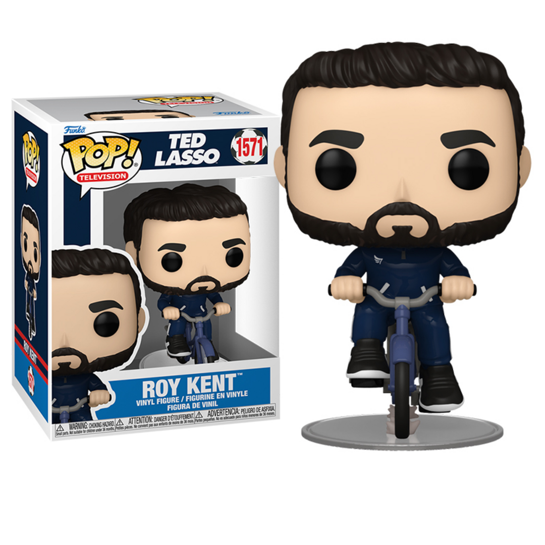 Ted lasso (t2) - pop roy kent on bike