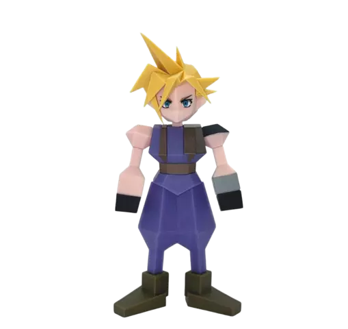 Figura Cloud Strife Final Fantasy VII Polygon Square Enix