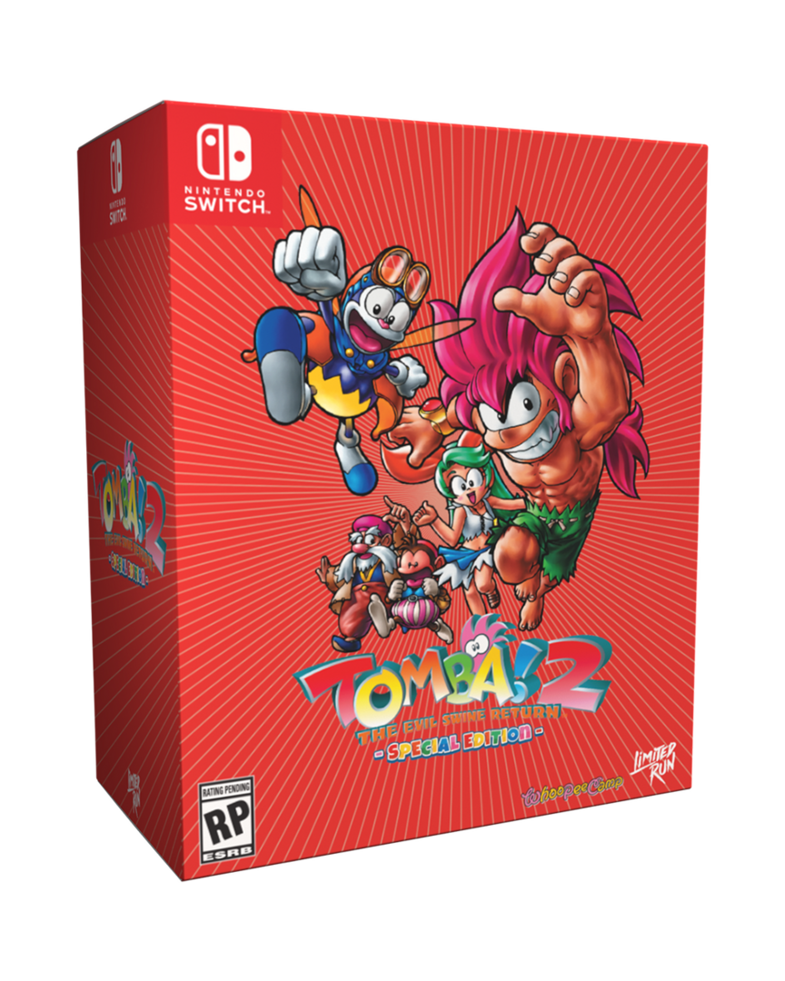 Tomba! 2: The Evil Swine Return Remastered (Whoopee Edition) LRG - Imp USA