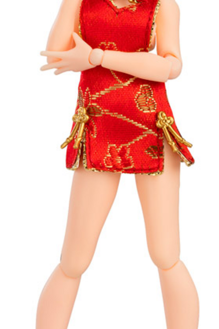 Female body (mika) with mini skirt chinese dress outfit ver fig 13,5 cm figma styles