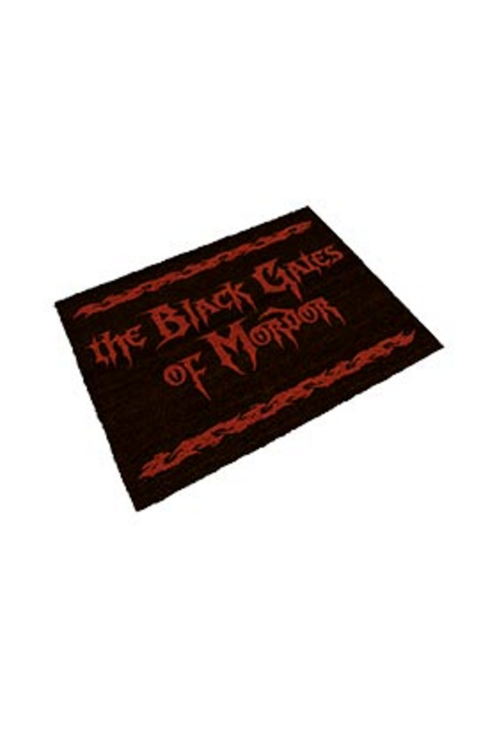 Felpudo 60x40 the black gates of mordor el señor de los anillos