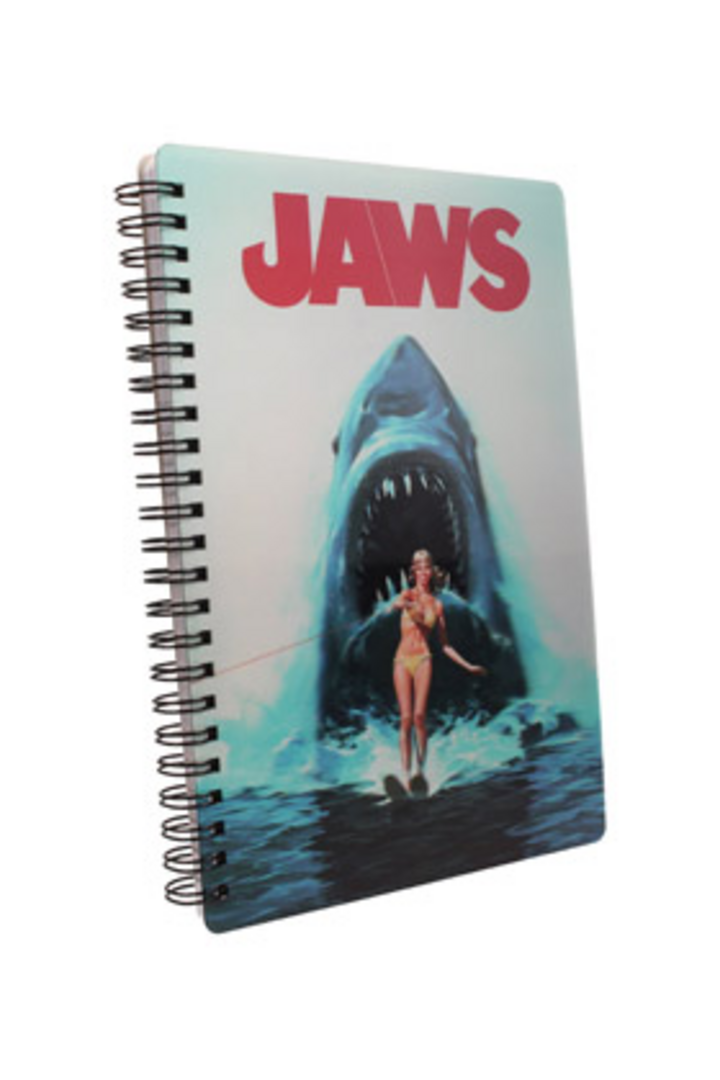 Libreta efecto 3d poster alternativo tiburon