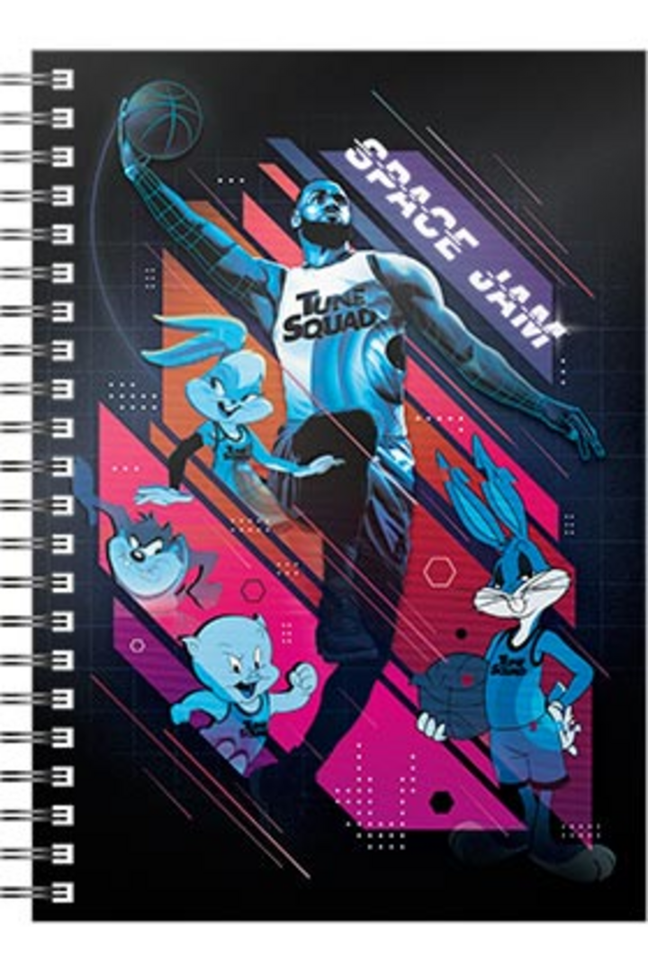 Libreta espiral lebron mate space jam looney tunes