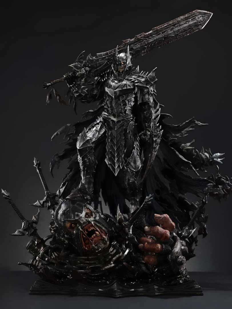 Estatua batman: the berserker rage mode premium masterline dx ver. ultimate 1/4 prime 1 studio