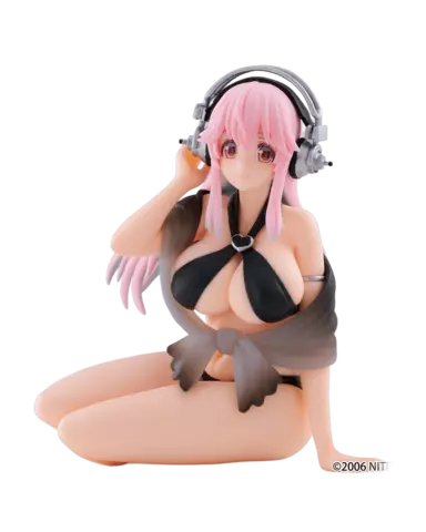 Figura Super Sonico Swimsuit Black Color Ver. Noodle Stopper Furyu
