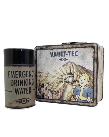 Fallout Weathered Vault-Tec Lunchbox & Flask