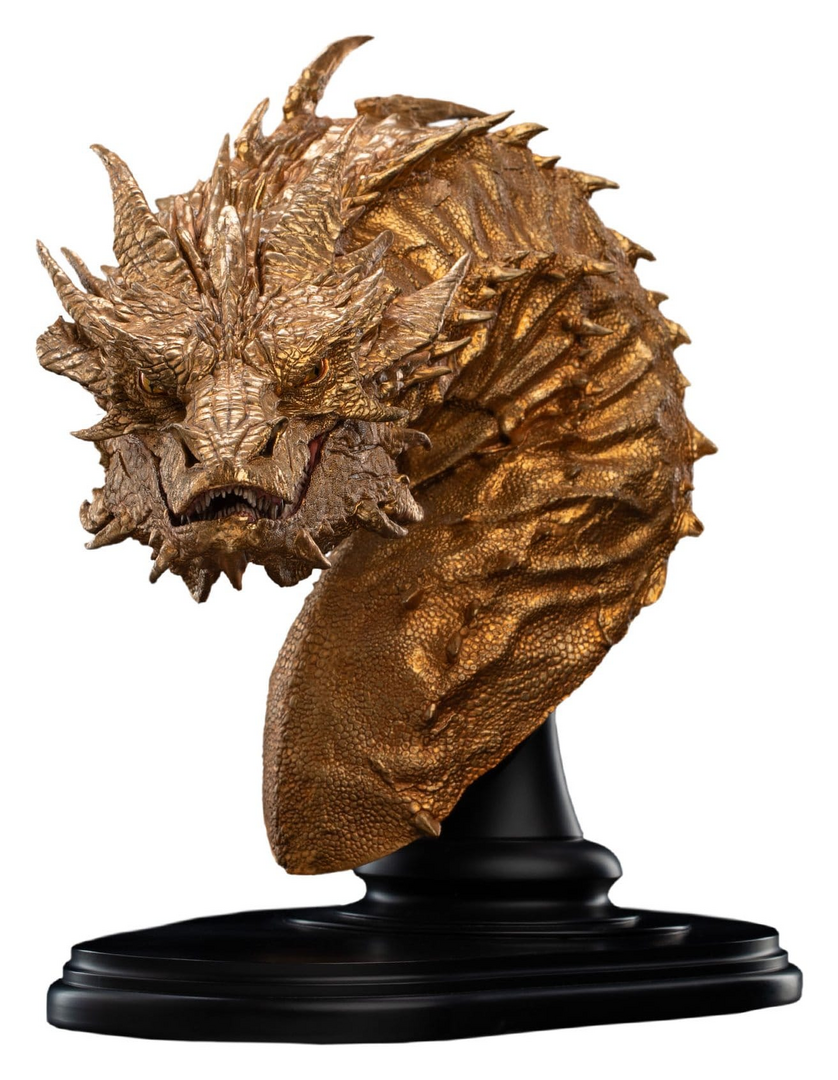 Busto smaug the golden el hobbit weta workshop