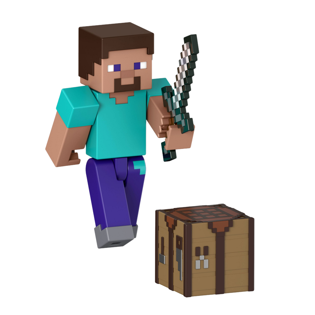 Figura Steve Minecraft Mattel 8cm