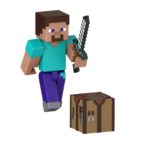 Comprar Figura Steve Minecraft Mattel 8cm Figuras Estándar