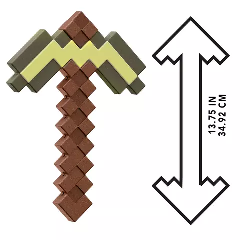 Comprar Réplica Pico Dorado Minecraft 1/1 Mattel 35cm Réplicas Estándar