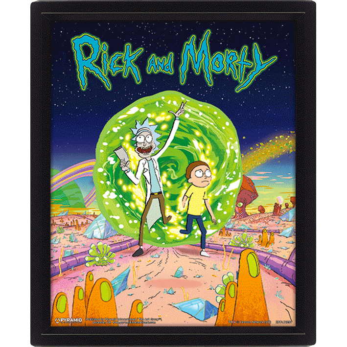 Comprar Rick & Morty - Póster 3D Portal Estándar
