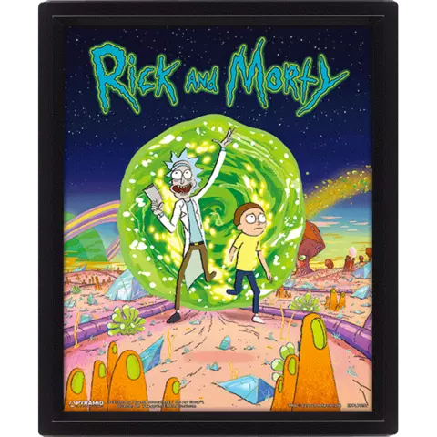Comprar Rick & Morty - Póster 3D Portal Estándar