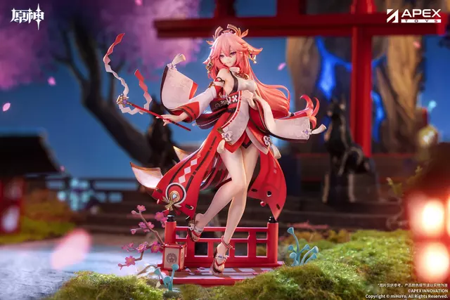 Reservar Figura Yae Miko Genshin Impact Astute Amusement Ver. 1/7 Apex Innovation Figuras Estándar