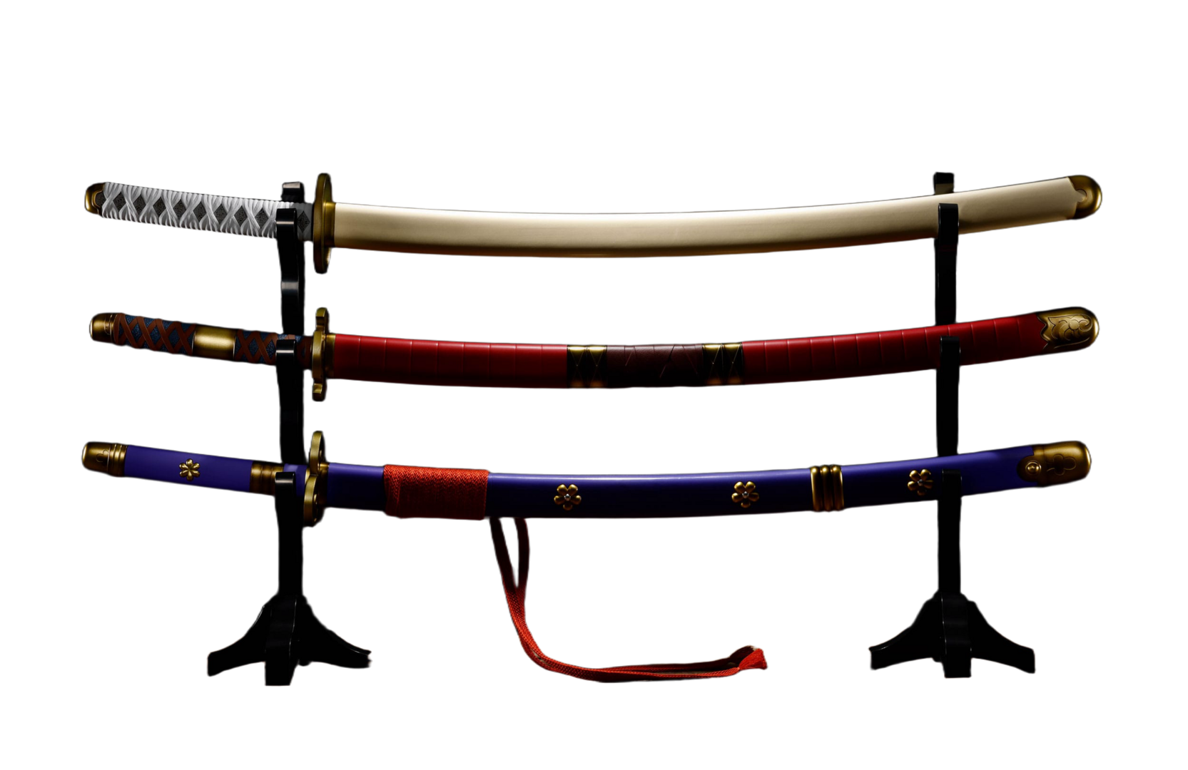 Replica Roronoa Zoro Three Sword Style Swords Set One Piece 95 cm