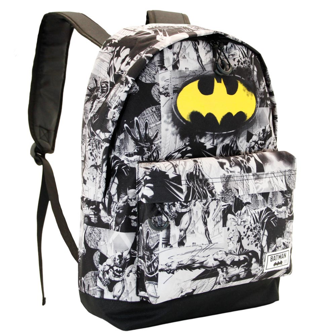 Batman - mochila hs fan b/n