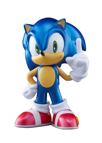 Figura Sonic Sofbi Sonic The Hedgehog Color Metálico Bellfine 15 cm