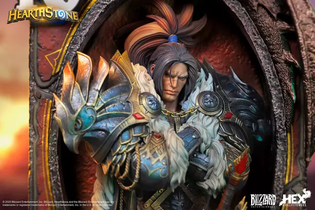 Reservar Figura Varian Wrynn World of Warcraft Hearthstone 3D Art Frame HEX Collectibles Figuras Estándar