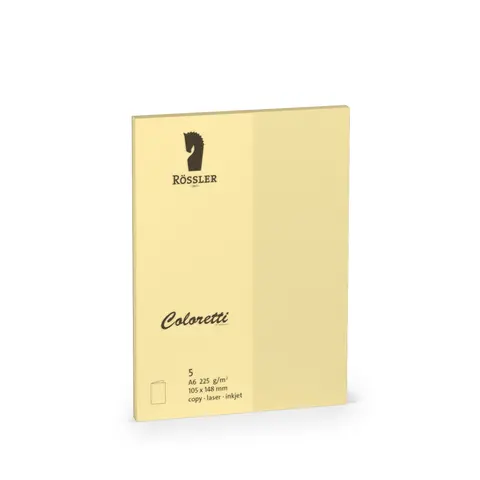 Comprar Tarjeta A6 Doble Coloretti 5 Unidades Marron Arena 