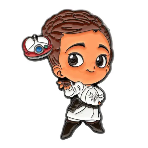 Pin Star Wars Obi-Wan Kenobi Princesa Leia Y Lola Chibi