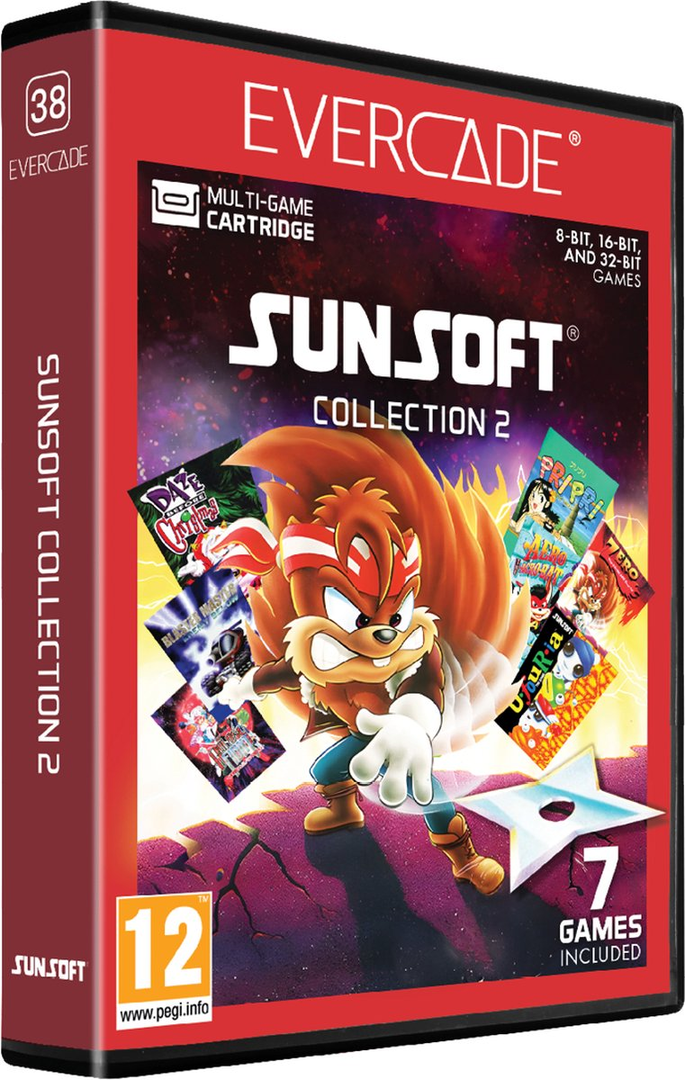 Cartucho evercade sunsoft collection 2