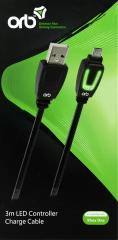 Comprar Xbox One - Cable de carga del mando LED de 3 m (ORB) 