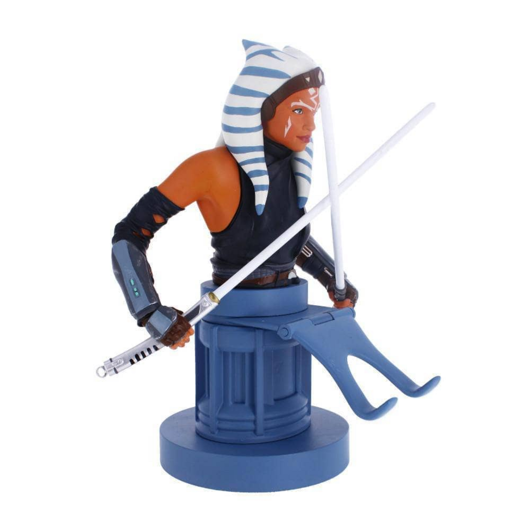 Cable Guys - Star Wars Ahsoka Tano Gaming Accessories Holder & Phone Holder for Most Controller (Xbox, Play Station, Nintendo Switch) & Phone