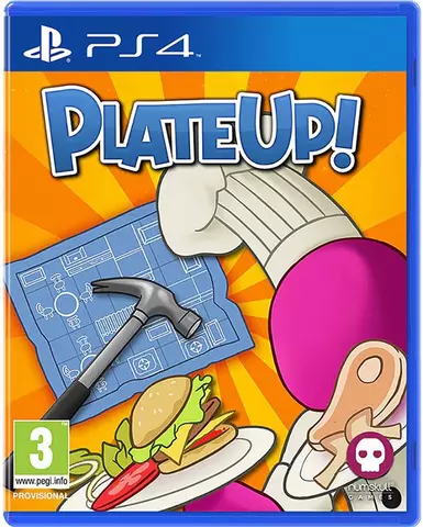 Carátula de Plate Up (Import) para PS4 (edición PAL España)