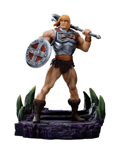 Estatua He-Man Battle Armor Version Masters of the Universe 1/10 23 cm